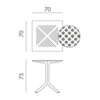 Mesa de exterior Clipx 70